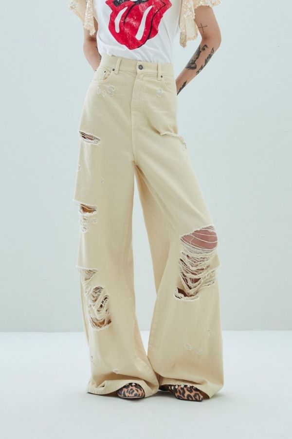 ANIYE BY - STRAIGHT CHLOE PANTS BEIGE