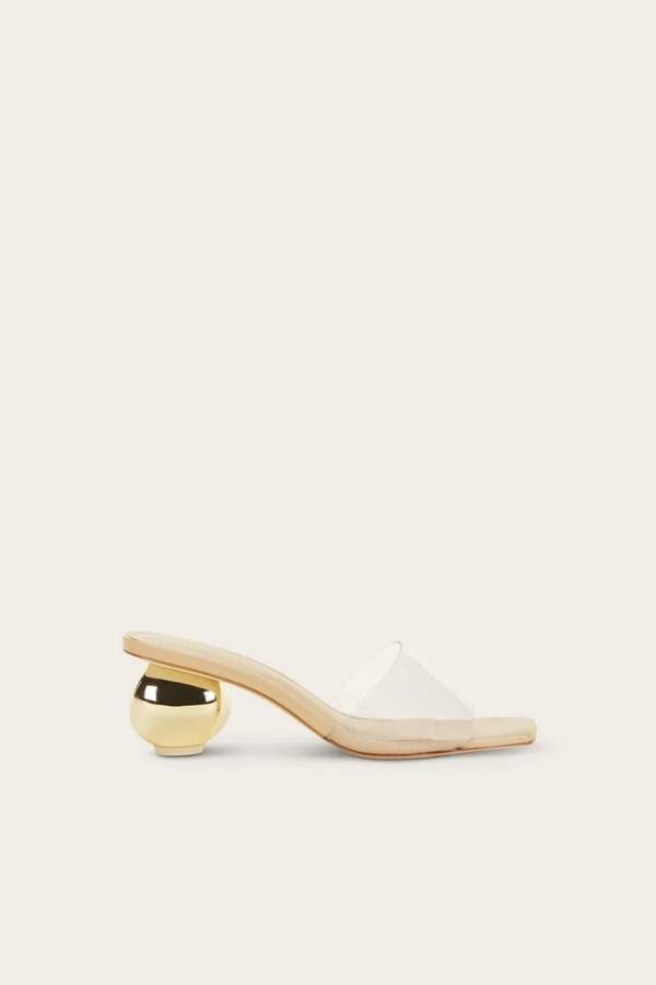 CULT GAIA - TYRA MULE SANDALS SHOES IVORY