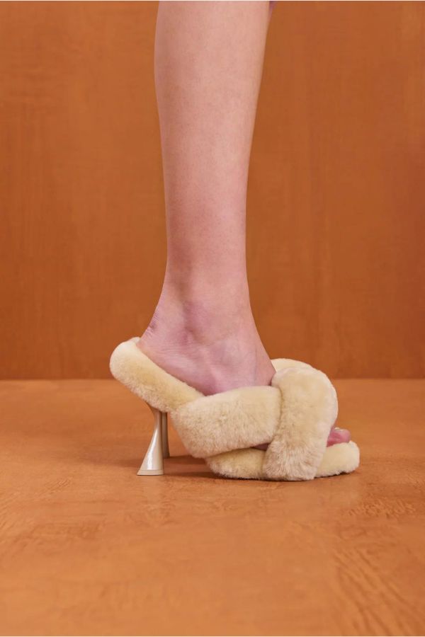 CULT GAIA - ZABELLE SANDAL SHOES IVORY