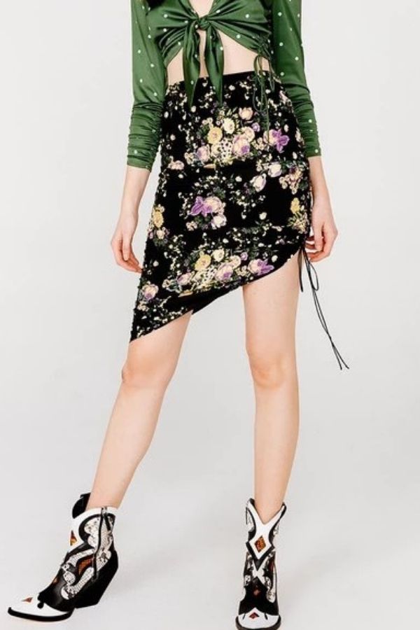 FOR LOVE & LEMONS - MOLIY DRAWSTRING SKIRT