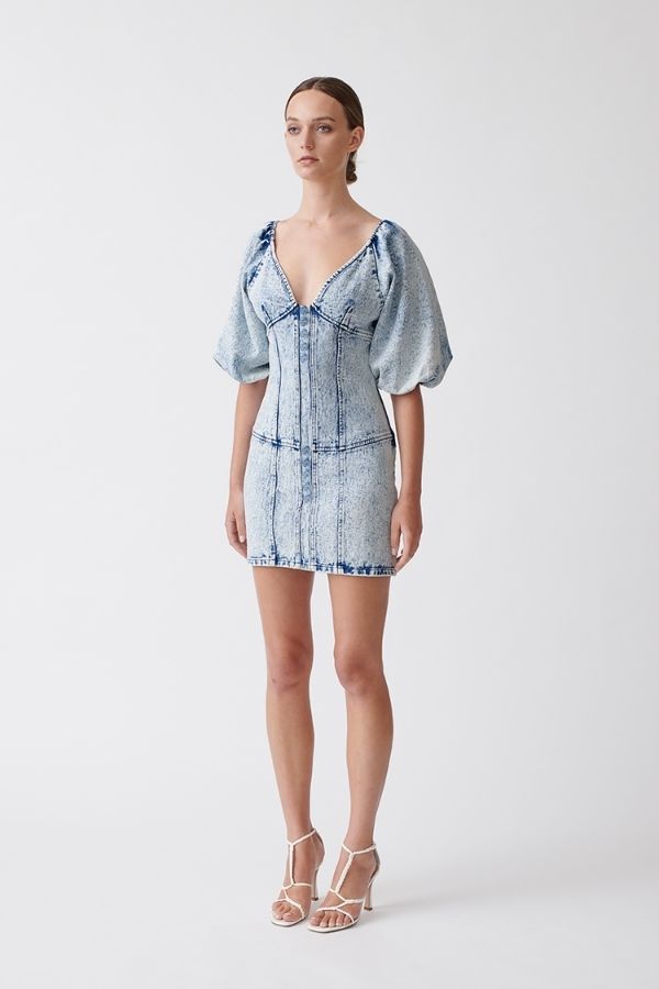 JOSLIN - GABRIEL ACID WASH DRESS