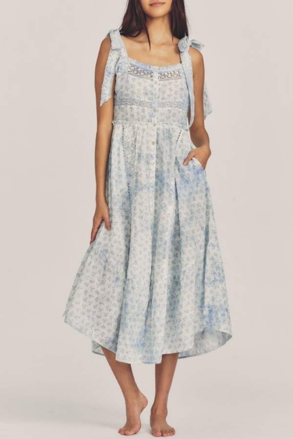 LOVE SHACK FANCY - CARLYLE MIDI DRESS