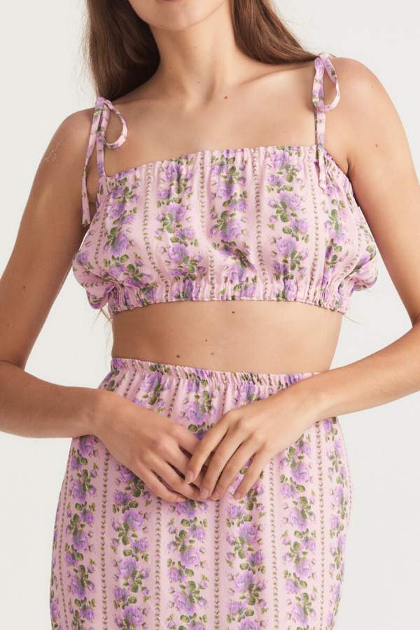 LOVE SHACK FANCY - SIMPSON CROP TOP