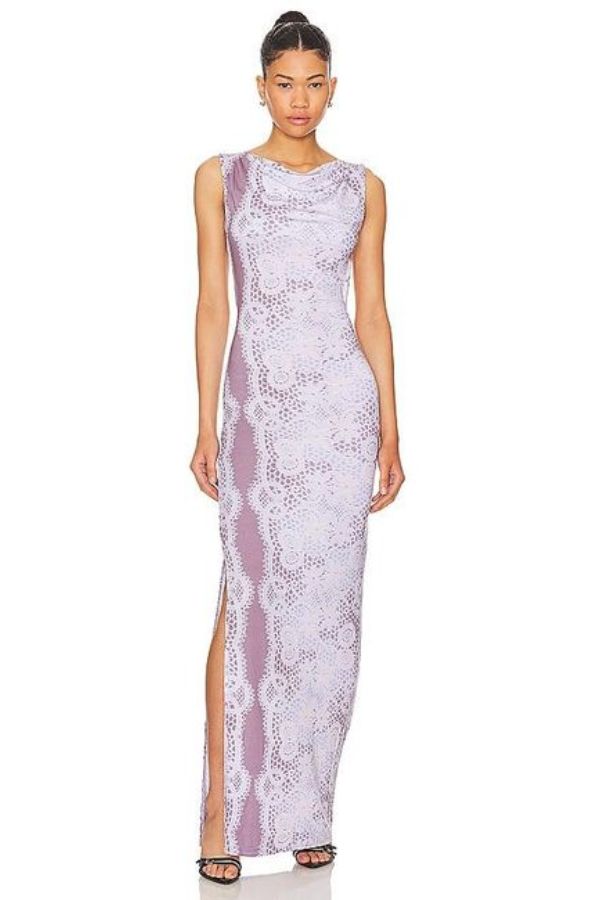 MIAOU - SELENA MAXI DRESS LILAC