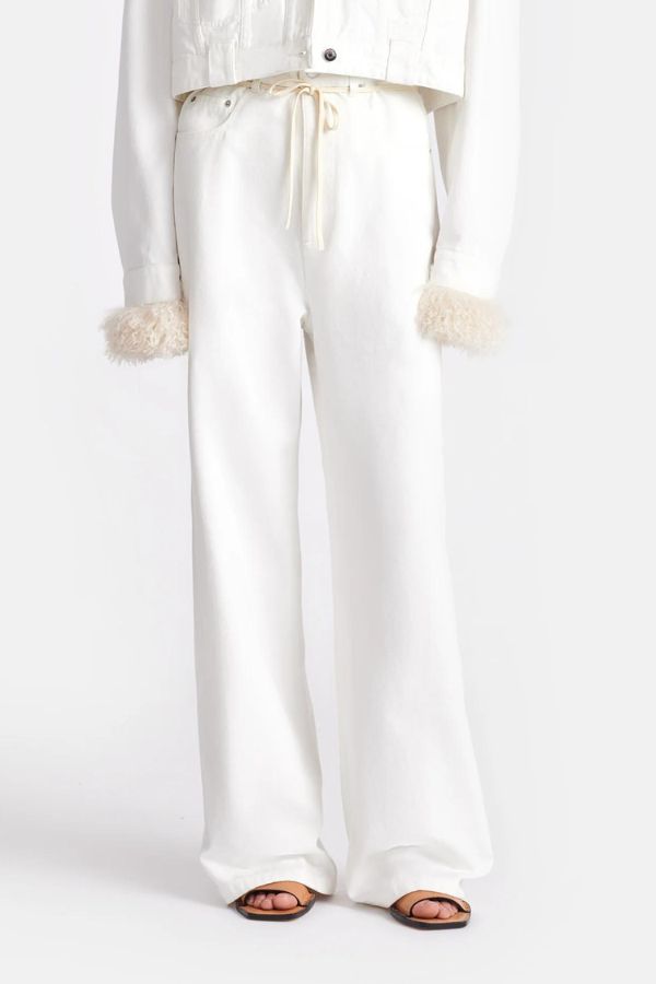 NANUSHKA - SATO JEANS WHITE
