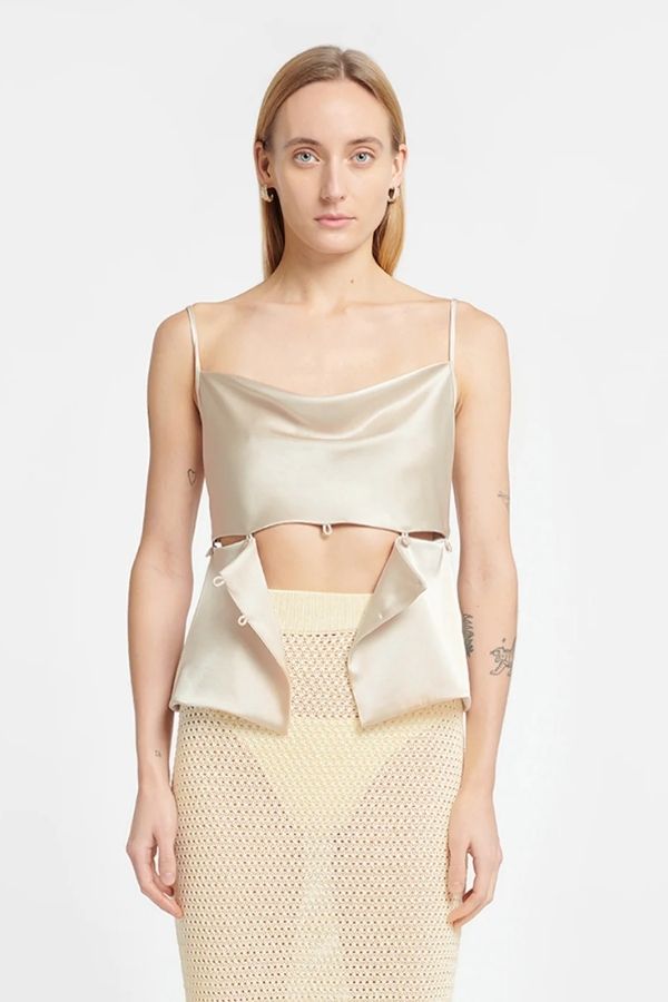 NANUSHKA - SILVINE TOP IVORY