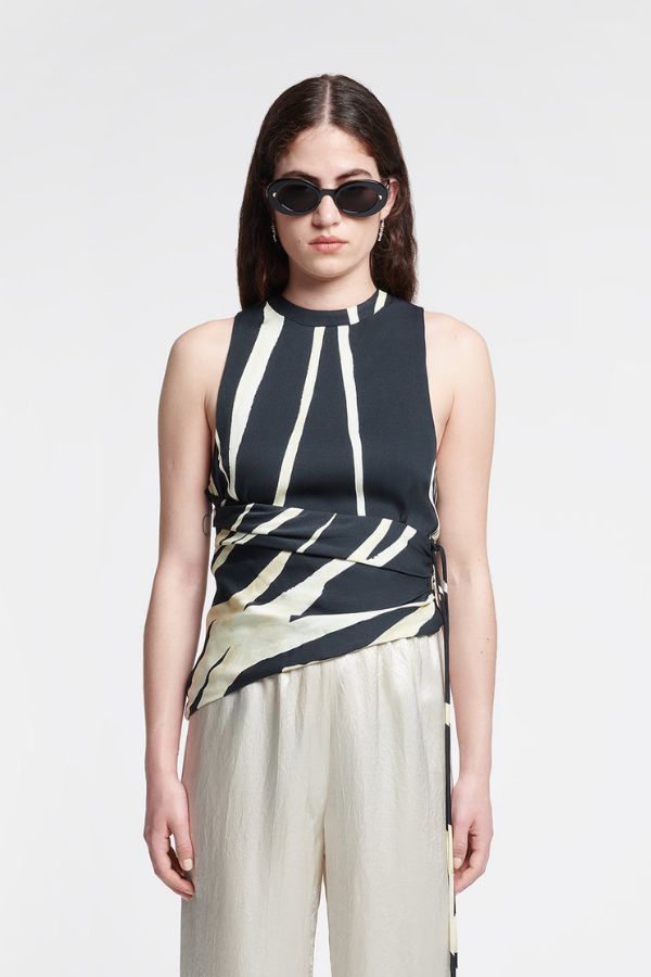NANUSHKA - GRADY TOP BLACK