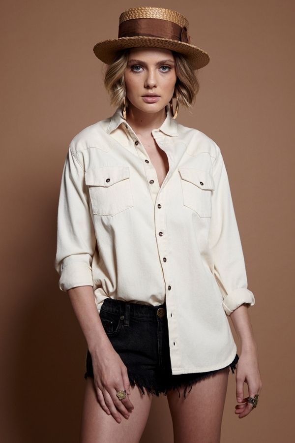 ONETEASPOON - NASHVILLE CREAM SHIRT