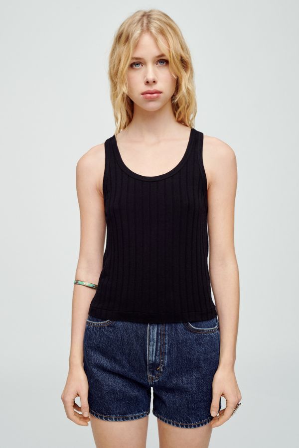 REDONE - 60S HEMP TANK TOP BLACK