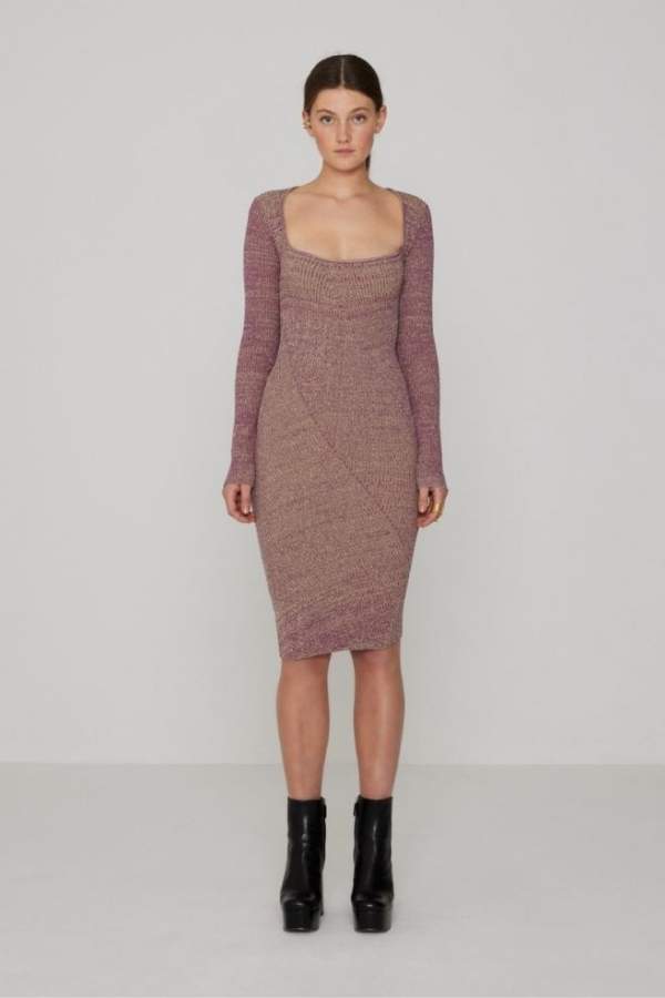 REMAIN - ODA KNIT MIDI DRESS