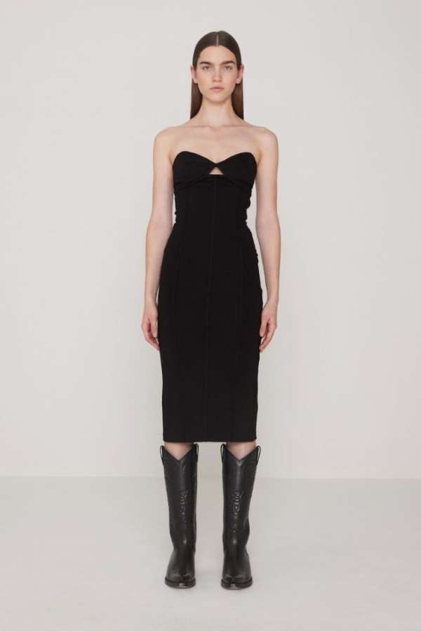 REMAIN - UNARIS DRESS BLACK