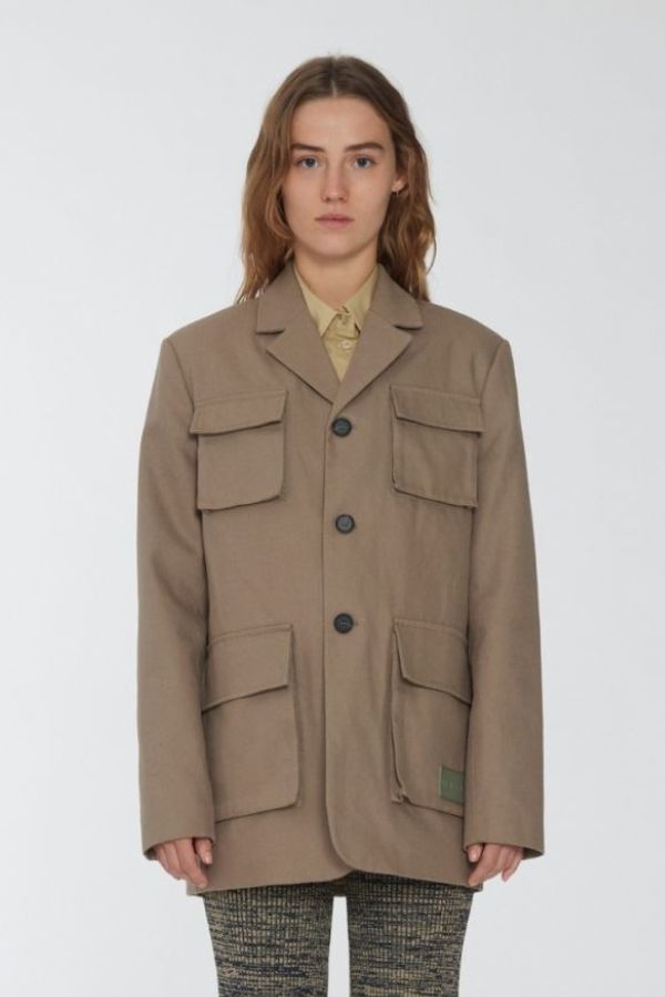 REMAIN - CANVAS POCKET BLAZER
