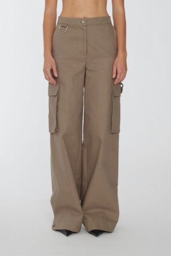 REMAIN - CANVAS WIDE CARGO PANTS