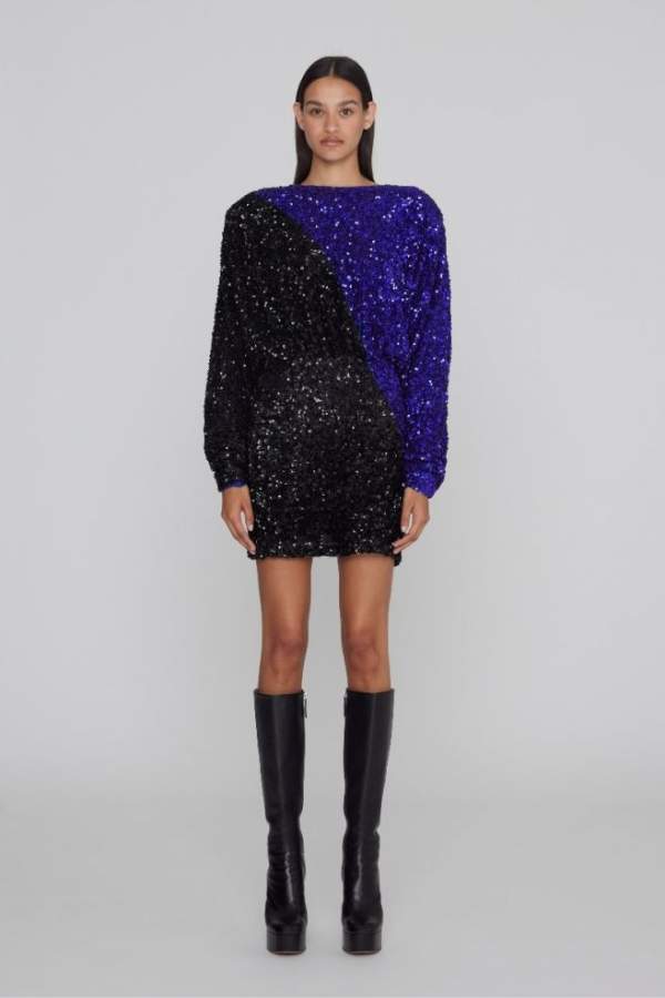 ROTATE - SEQUIN MINI DRESS