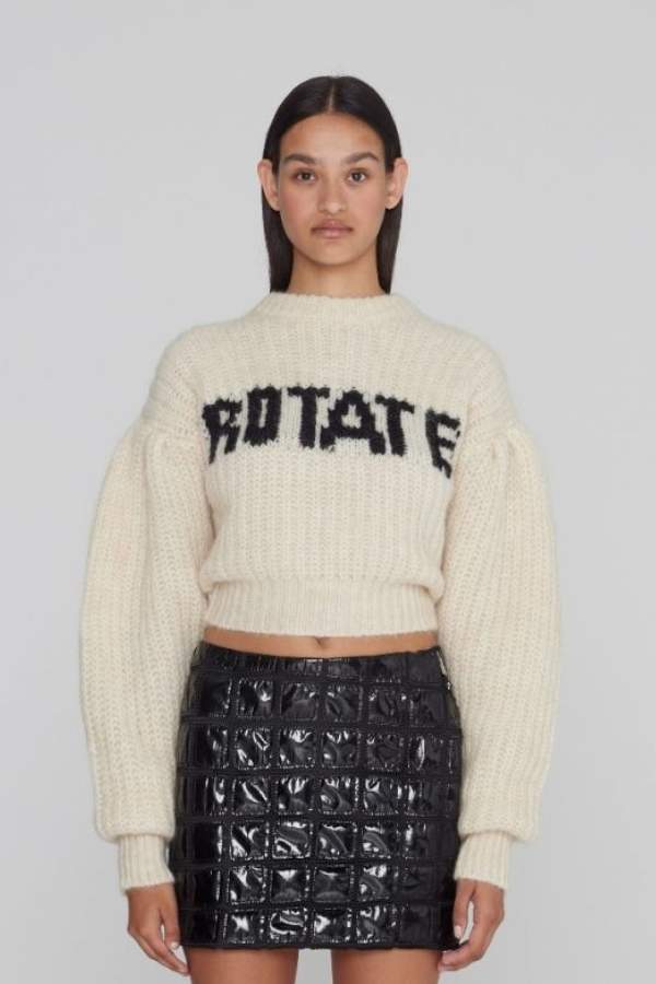 ROTATE - KNIT PUFF JUMPER