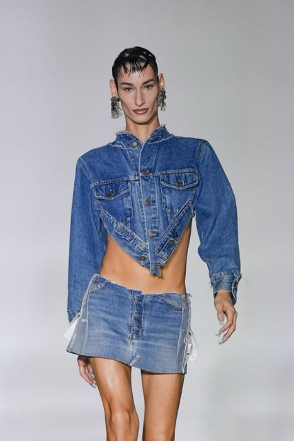 SAMI MIRO VINTAGE - V CUT JACKET BLUE