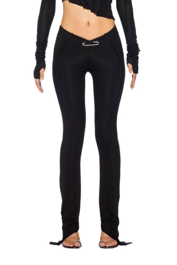SAMI MIRO VINTAGE - ASYMMETRIC PANTS BLACK