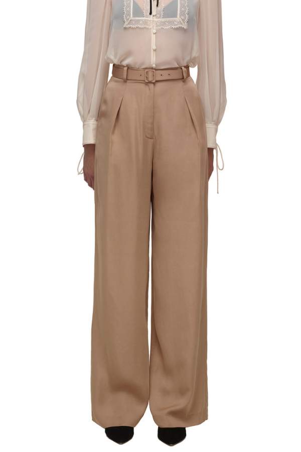 SELF-PORTRAIT - 121 LATTE WIDE LEG