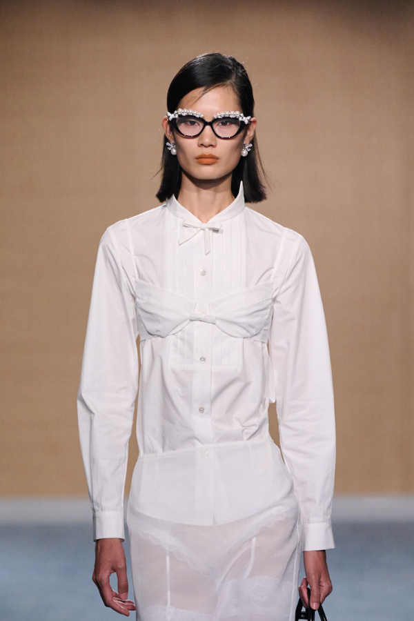 SHUSHU TONG - FSDDTO06 POINTED SHIRT WHITE