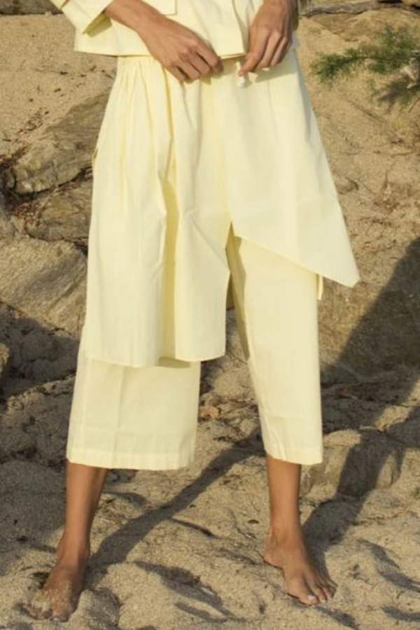 SONIA CARRASCO - LAYERED TROUSERS YE