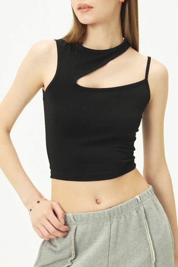 STORETS -MAILLIE CUTOUT TANK TOP